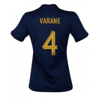 Dres Francuska Raphael Varane #4 Domaci za Žensko SP 2022 Kratak Rukav